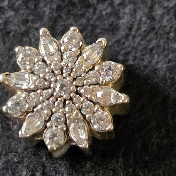 Pandora Sterling Silver Snowflake Charm - Picture 2 of 3